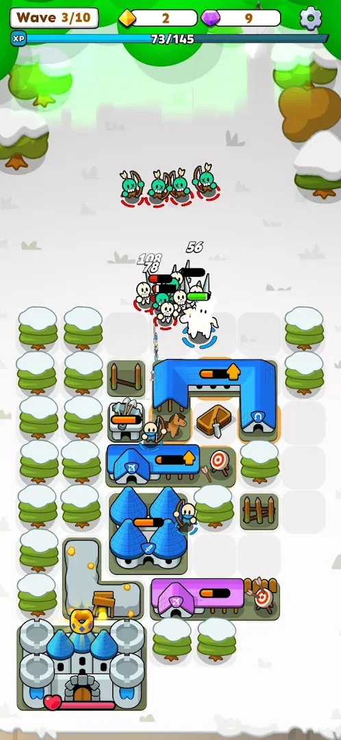 Fortress Merge: Puzzle Defense Screenshot