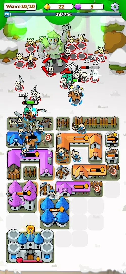 Fortress Merge: Puzzle Defense Screenshot
