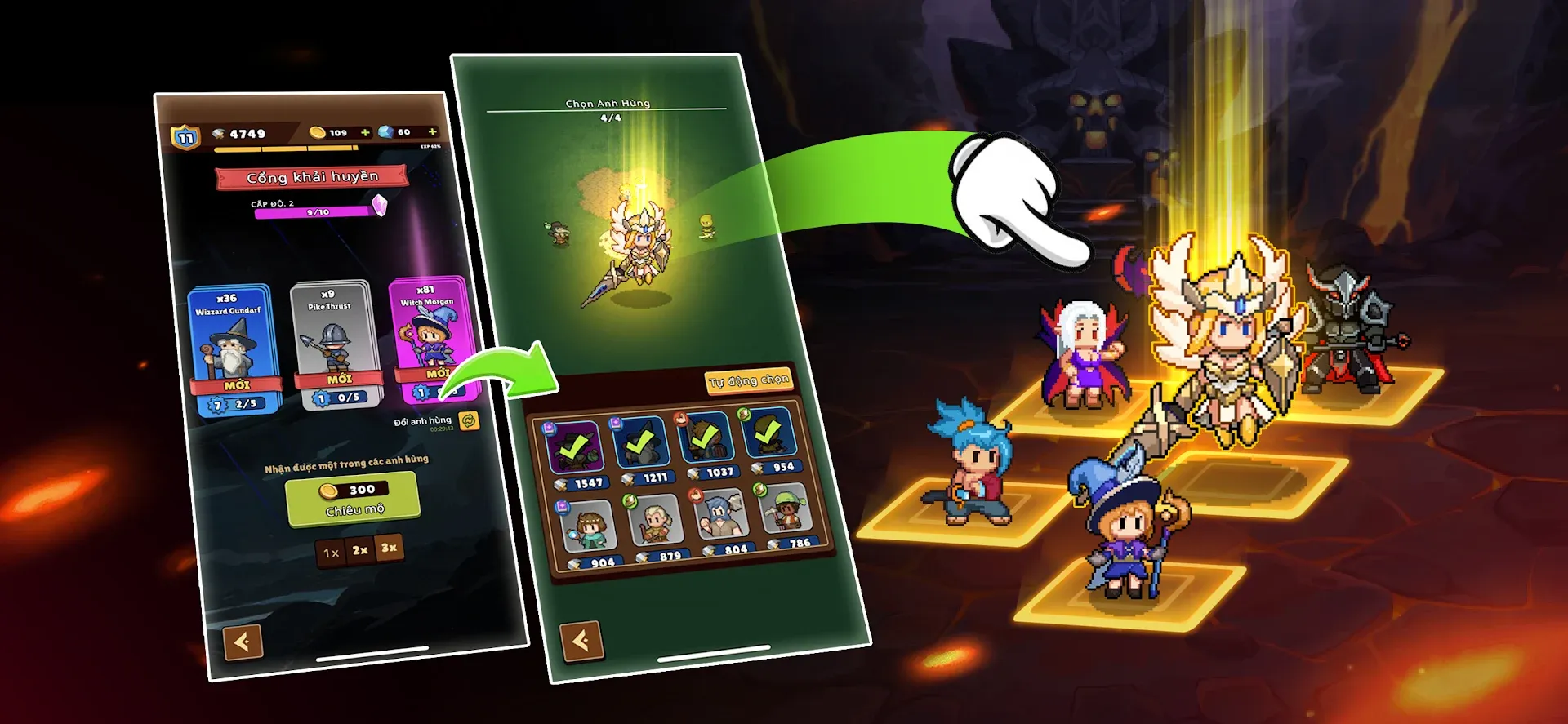 Pixel Squad: Idle RPG Legends Screenshot