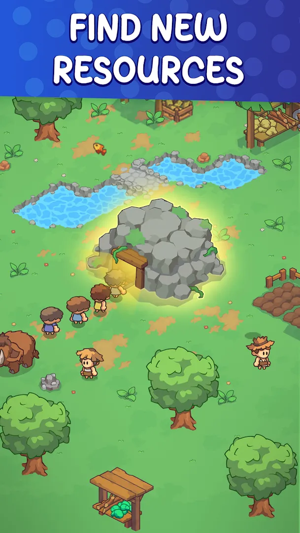 Stone Age: 基地建造游戏 Screenshot