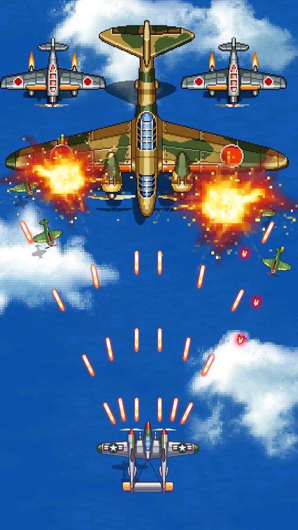 空军1945：射击飞机街机游戏 Screenshot