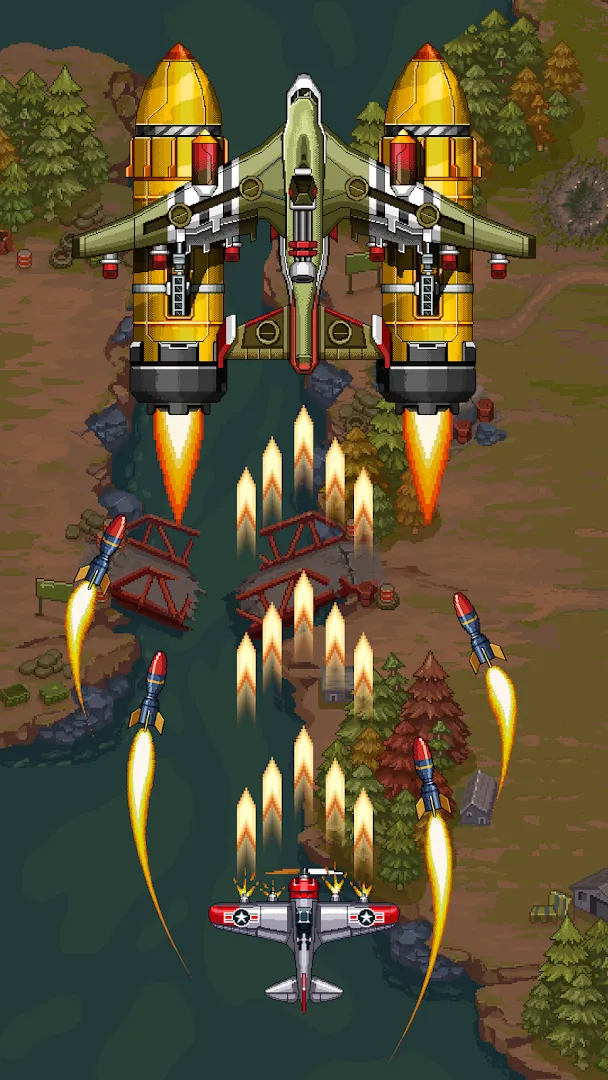 空军1945：射击飞机街机游戏 Screenshot