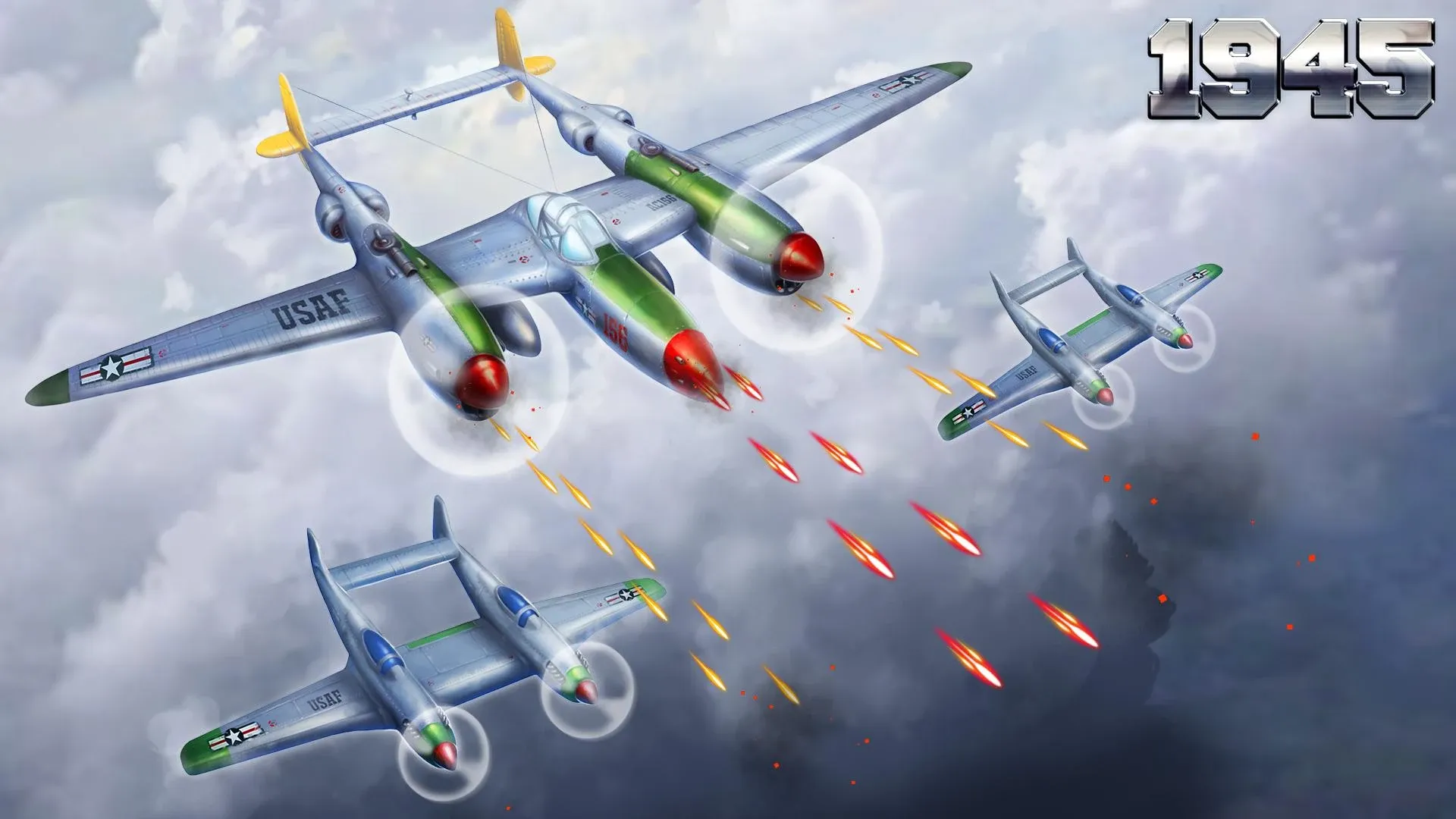 空军1945：射击飞机街机游戏 Screenshot