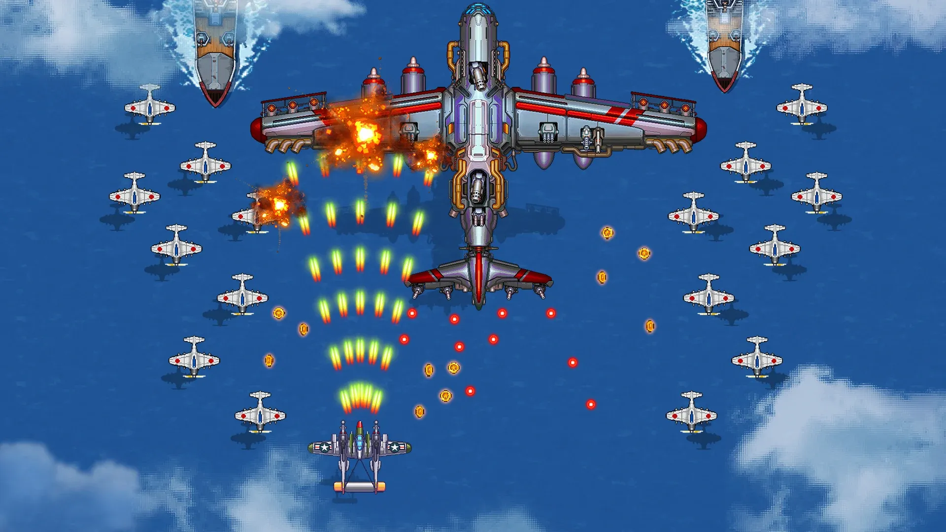 空军1945：射击飞机街机游戏 Screenshot