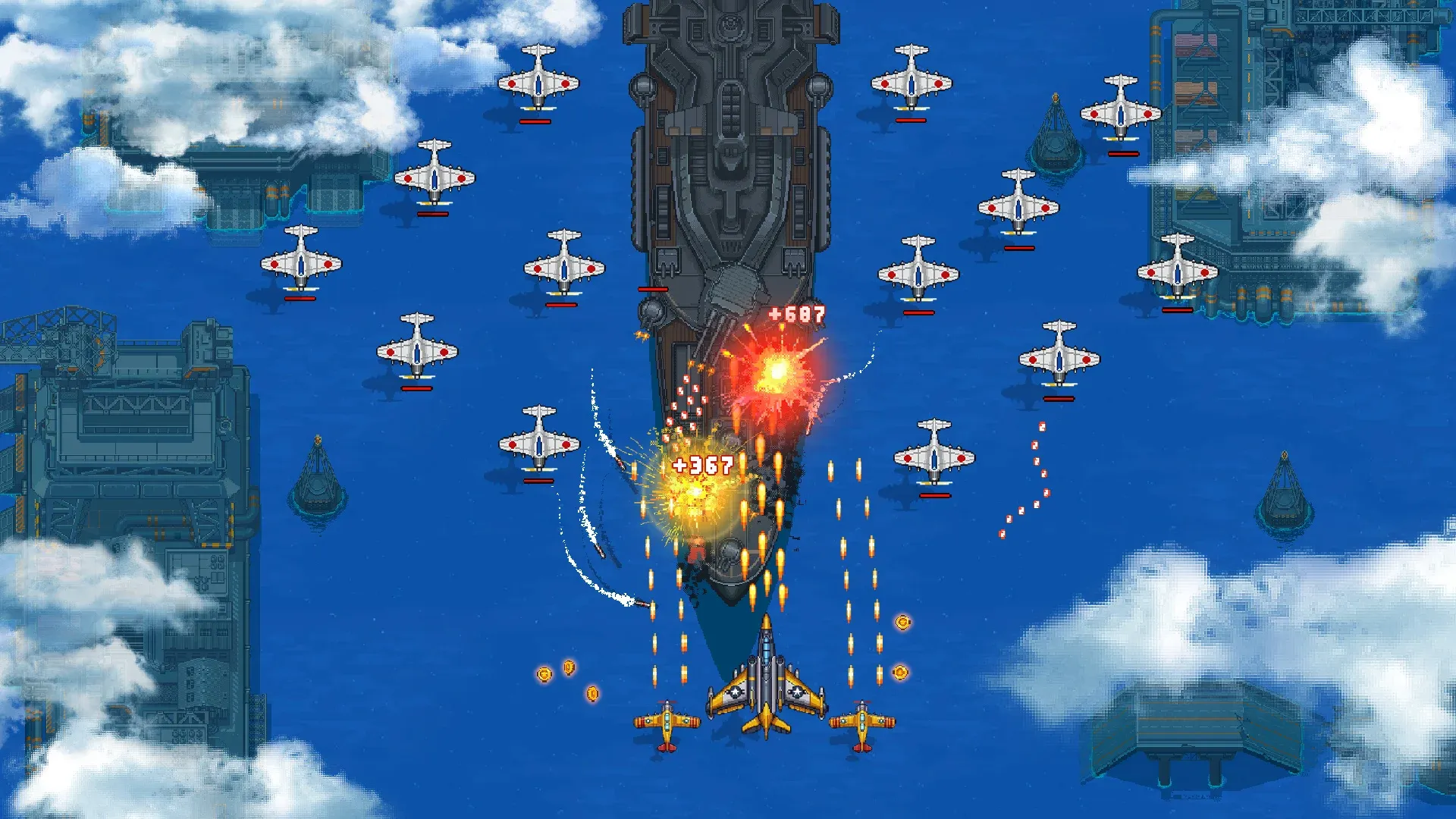 空军1945：射击飞机街机游戏 Screenshot